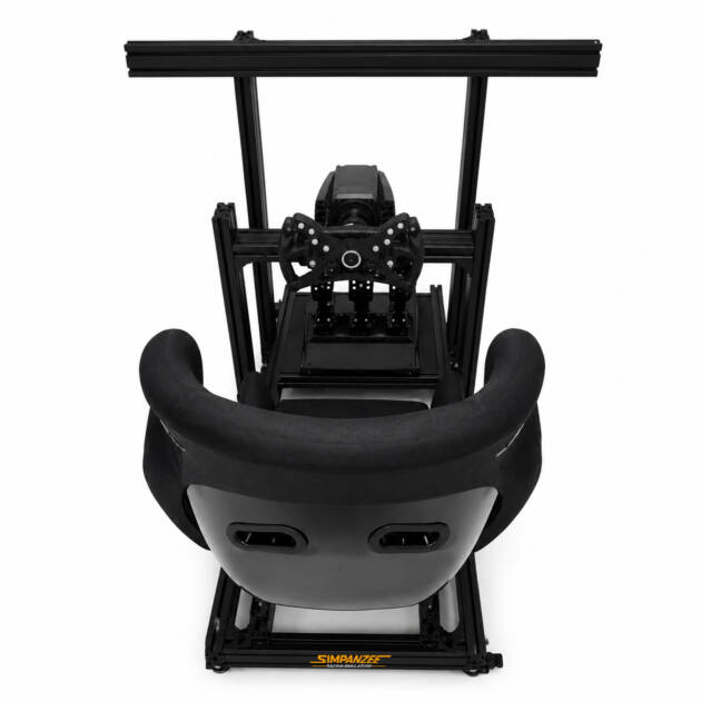 Single Screen Mount Cockpit with Racing Seat